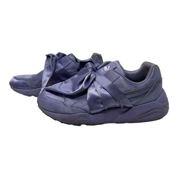 PUMA X FENTY PURPLE LAVENDER RIHANNA BOW SNEAKERS SIZE 7 - Picture 1 of 12
